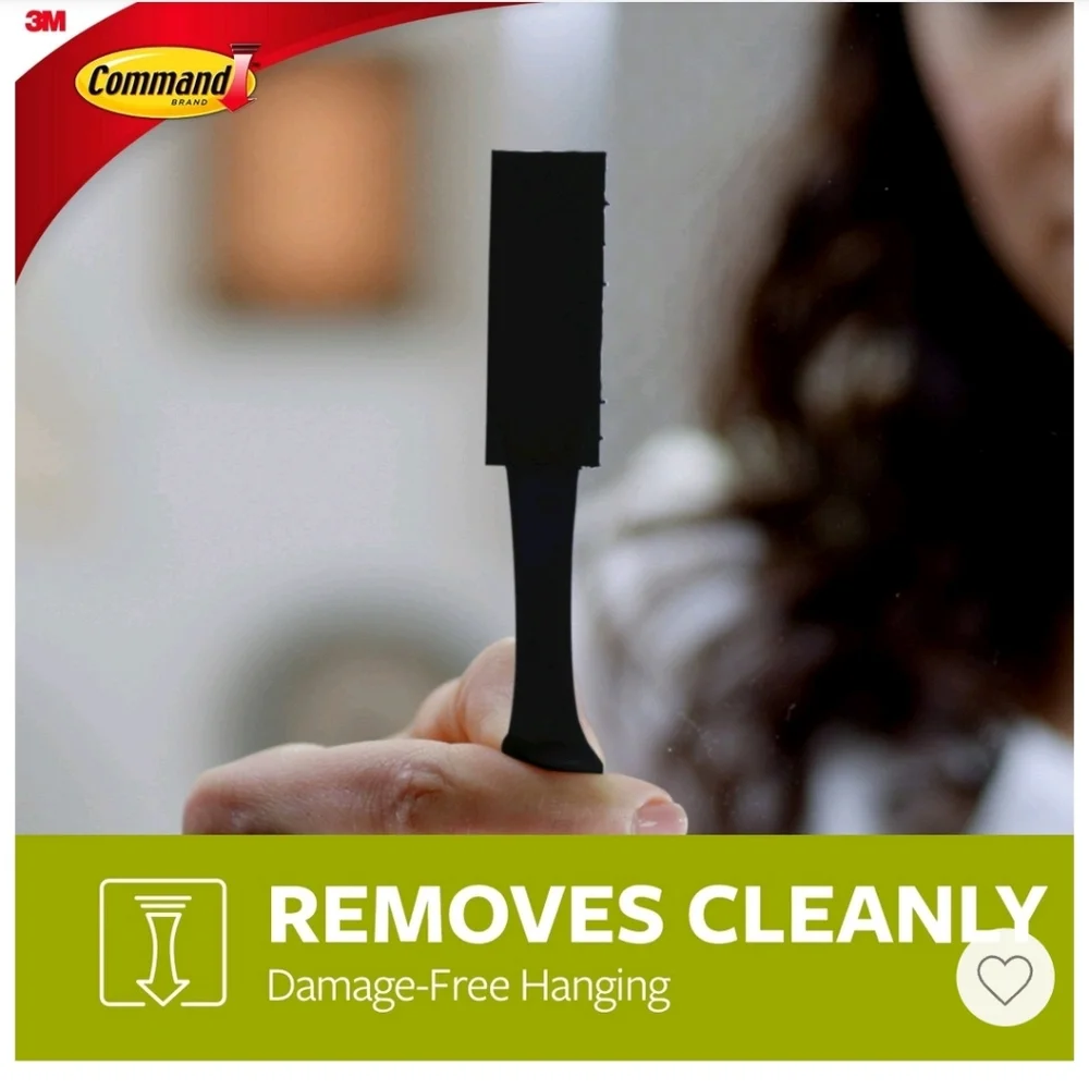 Command 28pc M/L Black Picture Hanging Strips